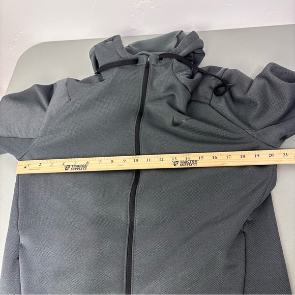 Nike Dri Fit Therma Fit Textured Fleece Full Zip Hoodie Sweatshirt Men's Small - Picture 10 of 11